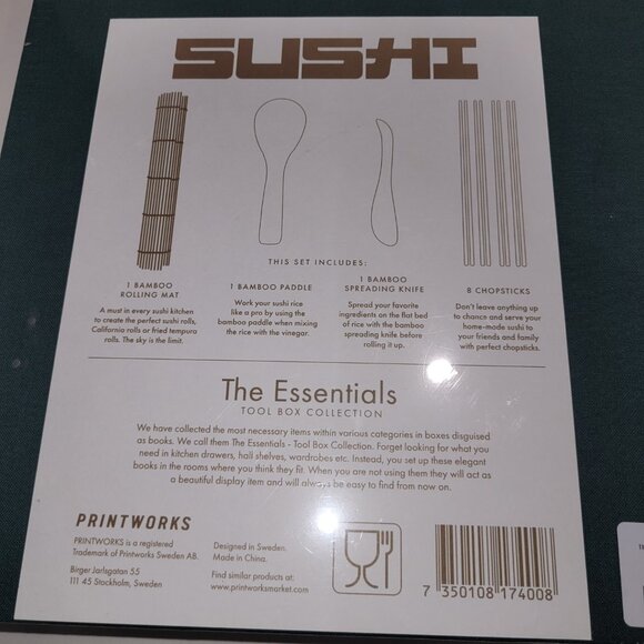 Printworks - The Essentials - Sushi Tools Making Kit For The Home New in Box - Picture 7 of 9